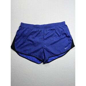 Nike Dri-FIT Running Shorts Men’s XL Blue Black Lightweight Athletic